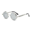 Image of Round Flat Mirror Sunglasses
