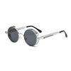 Image of Round Flat Mirror Sunglasses