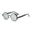 Image of Round Flat Mirror Sunglasses