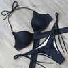 Image of Solid Bathing Suit Low Waist Suit