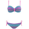 Image of Tribal Floral Diamonds Stripe Bathing Suit