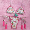 Image of Printed Bikini Set Push Up
