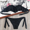 Image of Scrunch Butt Beach Women Plus Size Underwire Bikini Set