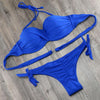 Image of Scrunch Butt Beach Women Plus Size Underwire Bikini Set