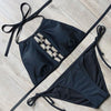 Image of Solid Red Bikini Set