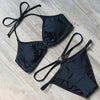 Image of Solid Red Bikini Set