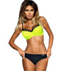 Image of Yellow Floral Bikini Set