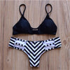 Image of Striped Bikini Set