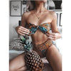 Image of One-Word Neck Brazilian Bikini Set
