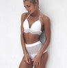 Image of Solid Push Up Bikini Set