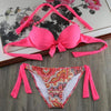 Image of Scrunch Butt Beach Women Plus Size Underwire Bikini Set