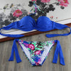 Image of Scrunch Butt Beach Women Plus Size Underwire Bikini Set