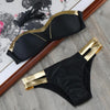 Image of Scrunch Butt Beach Women Plus Size Underwire Bikini Set