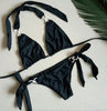 Image of Diamond Swimsuit Crystal Rhinestone Bikini Set