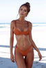 Image of Solid Swimwear Brazilian Bikini Set
