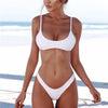 Image of Push Up Solid Color Bikini Set