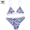 Image of 2018 Sexy Printed Push Up Brazilian Bikini Set