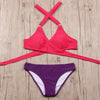 Image of Criss Cross Bikini Brazilian Push Up Swimwear Bikini Set