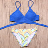 Image of Criss Cross Bikini Brazilian Push Up Swimwear Bikini Set