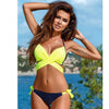 Image of Cross Halter Brazilian Bikini Set