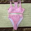 Image of Tankini Cropped Bikini Set