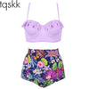 Image of New Bikinis Women Swimsuit High Waist Bathing Suit