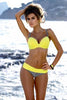 Image of 2018 Striped Sexy Patchwork Retro Bikini Set