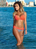 Image of 2018 Striped Sexy Patchwork Retro Bikini Set