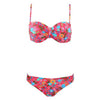 Image of Tribal Floral Diamonds Stripe Bathing Suit
