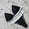 Image of Black and White Bikini Set