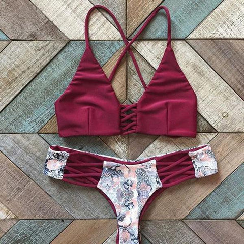 2018 New Padded Push Up Bikini Set