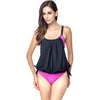 Image of Push Up Plus Size Swimwear Female Tankini Set
