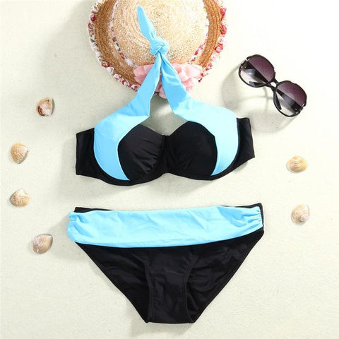 New  Triangle Push-Up Bikini Set