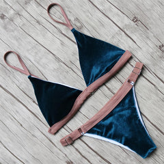 Velvet Bikini Swimsuit