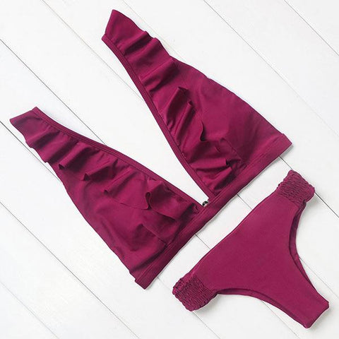 Low Waist Bathing Suits Push Up Brazilian Bikini Set