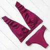 Image of Low Waist Bathing Suits Push Up Brazilian Bikini Set