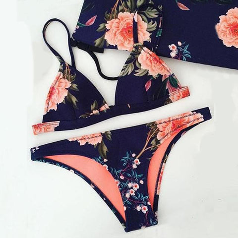Sexy Women Push-up Padded Bra Bikini Set