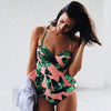 Image of Floral Two Piece Push Up High Waisted Bathing Suit
