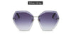 Image of Oversized Gradie Rimless Sunglasses