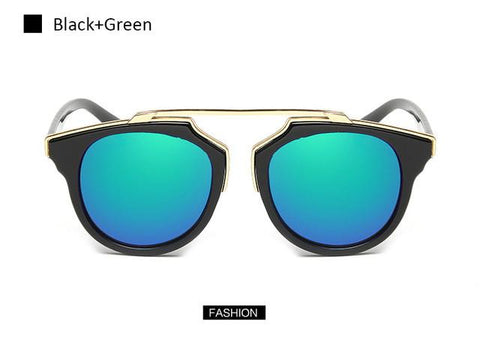 Cat Eye Mirror Celebrity Sunglasses