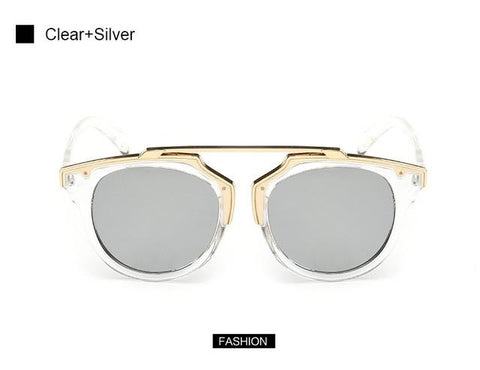 Cat Eye Mirror Celebrity Sunglasses