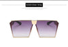 Image of New fashion Steampunk Square Sunglasses