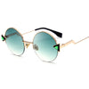 Image of Steampunk Round Mirror Sunglasses