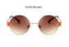 Image of Steampunk Round Mirror Sunglasses