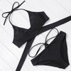 Image of Printed Cut Up Swimsuit