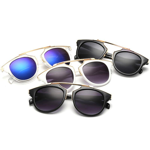 Cat Eye Mirror Celebrity Sunglasses
