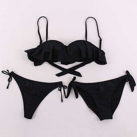 Lotus Leaf Bikinis Brazilian Bikini Set