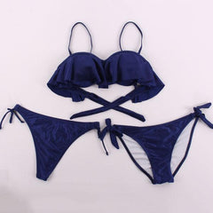 Lotus Leaf Bikinis Brazilian Bikini Set