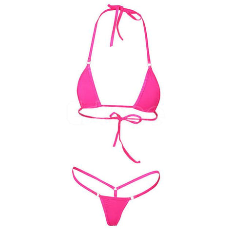 Micro Mini Bikini Thong Underwear G-String Bra