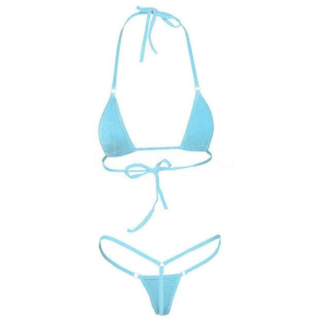 Micro Mini Bikini Thong Underwear G-String Bra